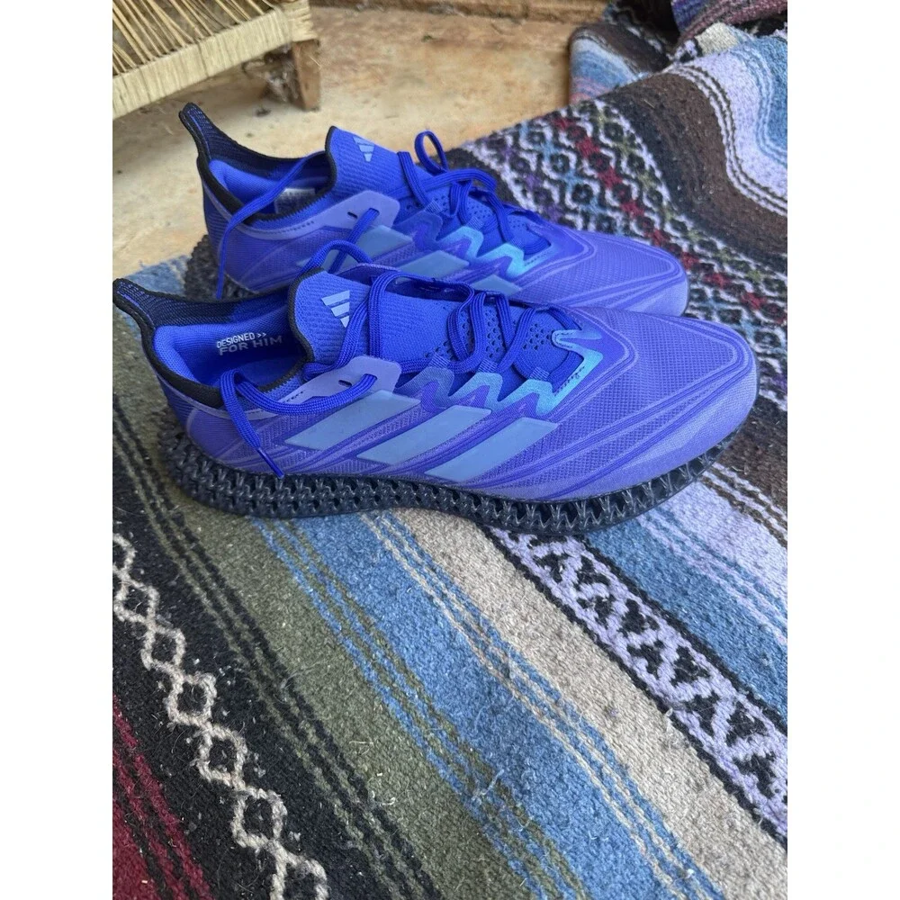 RARE Sz 10.5 - Adidas 4DFWD Men’s Running Shoes ID8888 Colbalt Blue 4D 2024